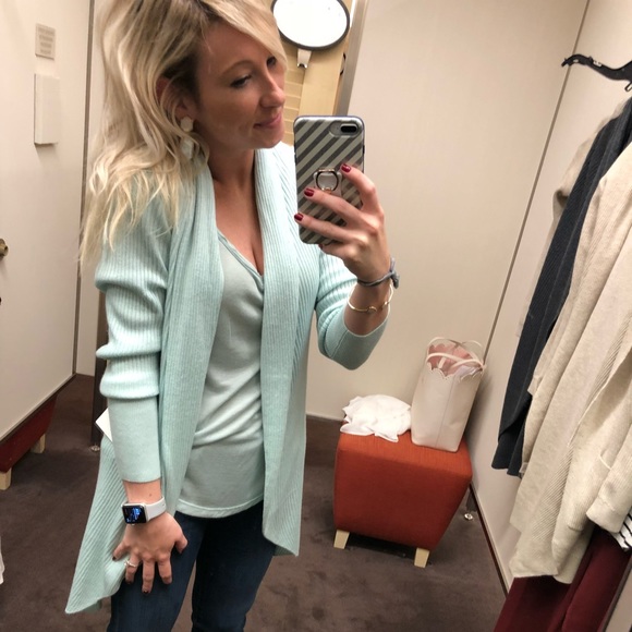 Leith Ribbed Shawl Cocoon Sweater- NSale - Picture 6 of 10